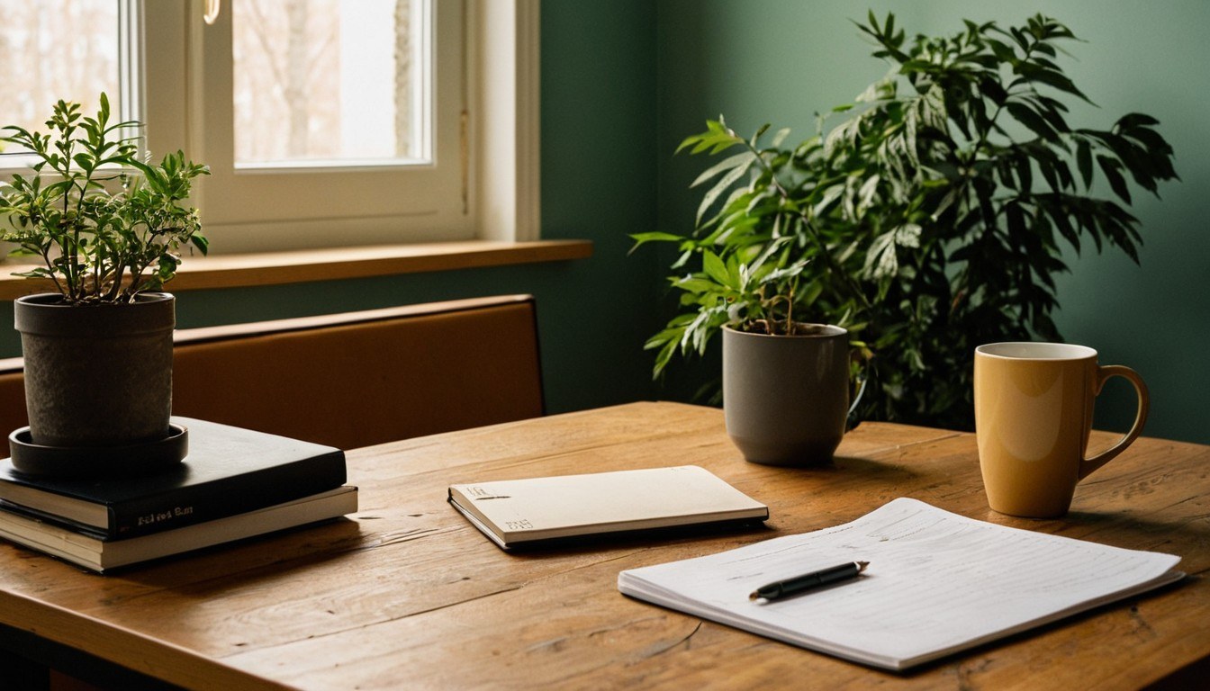 Canadian finance documents on desk