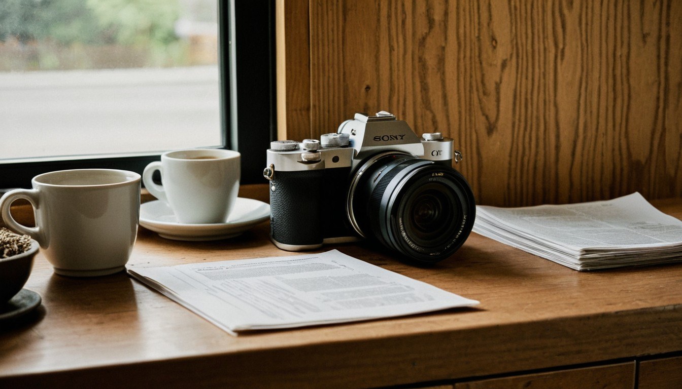 Canadian finance documents on desk